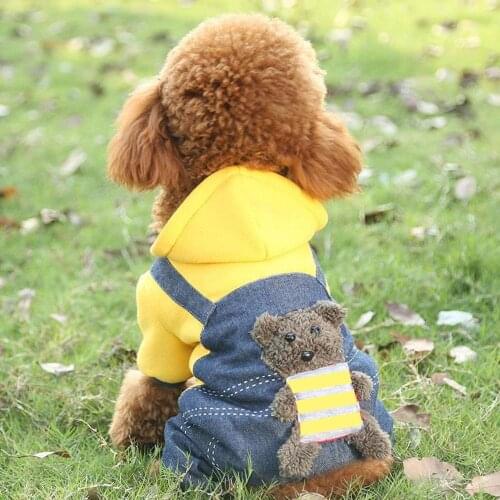 New Brand Thicken Dog Winter Jacket Pet Warm Winter Jumpsuit with Hat Coat Jacket Clothing Puppy Chihuahua Pet Supplies