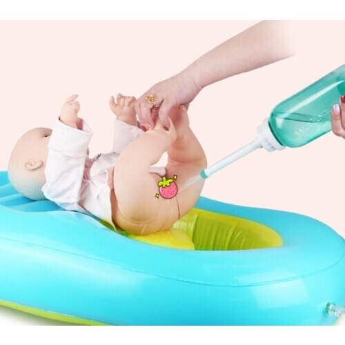 New Portable Inflatable Baby Bath Tub Newborn Inflatable Bathtub Baby Bath Seat Babies Bathing Wash Hair Ass Basin Baby Care