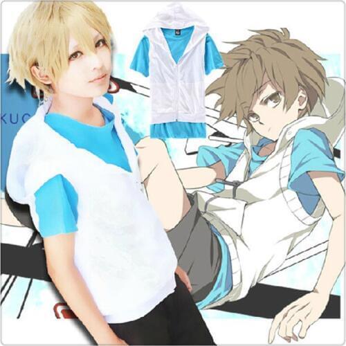 New Sweatshirt Anime Kagerou Project MekakuCity Actors Amamiya Hibiya Casual T shirt Costume Coat Sweatshirts 2 in 1
