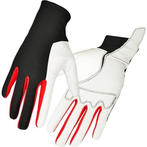 2021 Hot Men Women Horse Riding Gloves Equestrian Training Golf Breathable Leather Gloves Riding Equestrian Sports Gloves