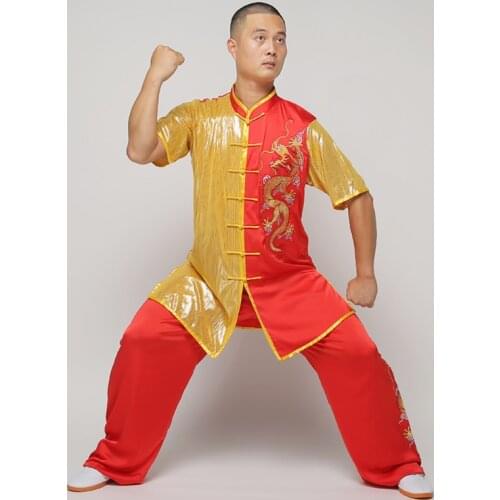 USHINE HX Chinese wushu uniform Kungfu clothes martial arts suit routine outfit nanquan costume man woman girl boy