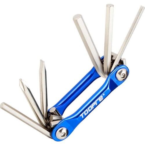 Inner Hexagon Spanner Spanner Automobile Repair Tool Kit Portable Folding Star Key Screwdriver Bit Wrench Set