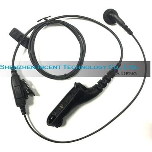 VOIONAIR 10pcs/lot Earpiece with In-Line Microphone and Push To Talk For Two Way Radio Wired Earphone GP300D+ XIR P8600 XPR6550