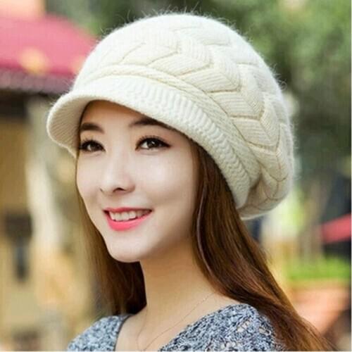 Knitted Hat Women Winter Hats for Women Ladies Beanie Girls Skullies CAPS Bonnet Femme SnapBack Warm Wool Hat sombrero mujer