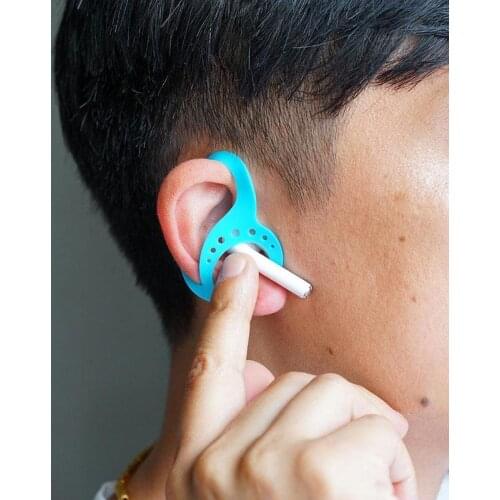 5 Pairs Sports Silicone Ear Hooks Bluetooth Earphone Stand Headphone For Apple Clip Accessories AirPods Anti-Fall Pro Anti- P9H1