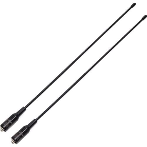 2pcs Nagoya NA-771 Fastness Laser Print SMA-Female Dual Band 144/430MHz Antenna for Kenwood TYT Walkie Talkie Radio Accessories