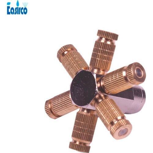 5pcs/pack)3/8'' 6 Nozzle site base Brass connector for Mist nozzles. Free Shipping