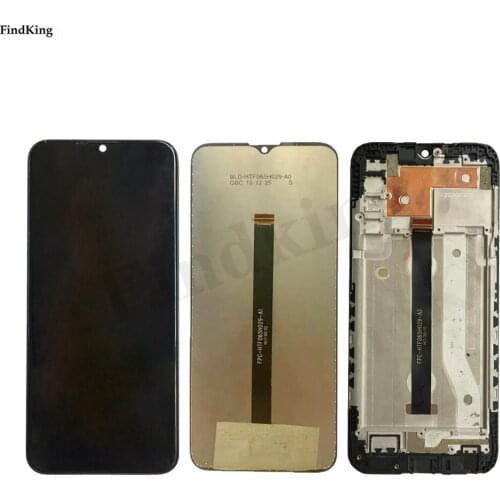 6.52" Black LCD Display With Frame For HiSense Infinity H40 Lite LCD Display Assembly Touch Screen Digitizer Sensor Replacement