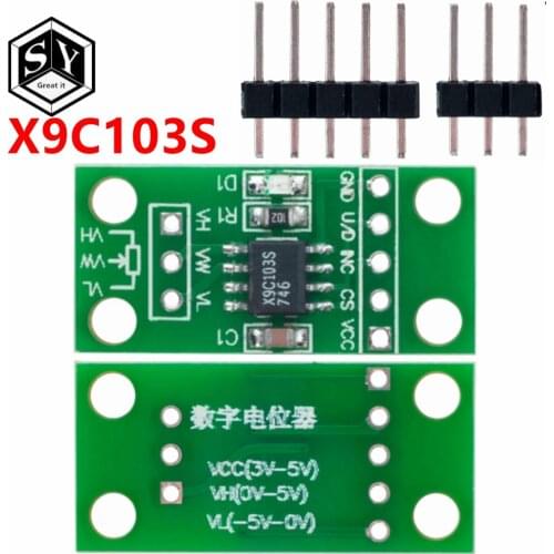 PCS Great IT X9C103S Digital Potentiometer Board Module DC3V-5V for Arduino