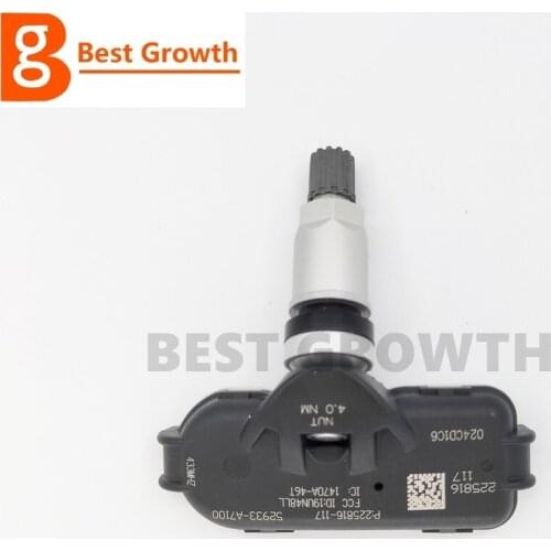 52933-A7100 NEW 4PCS Tire Pressure Sensor 433MHZ 4.0NM For HYUNDAI IX35 2013-2016 TPMS SENSOR 52933A7100