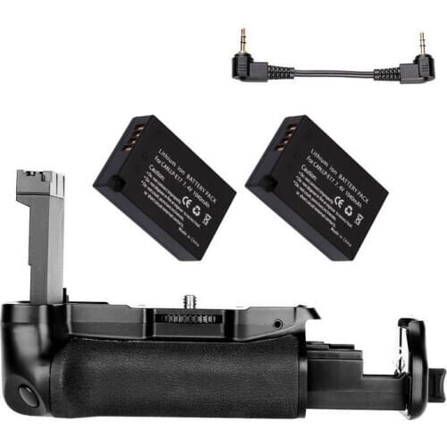 JINTU DSLR Camera Power Battery Grip +2x LP-E17 + Charger Kit For CANON EOS 800D / 77D / Rebel T7i / Kiss X9i Camera