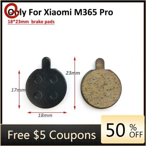 2pcs Brake Pads for Xiaomi M365 PRO Electric Scooter Rear Wheel Mijia Pro Brake Disc Friction Plates Pads Scooter Accessories