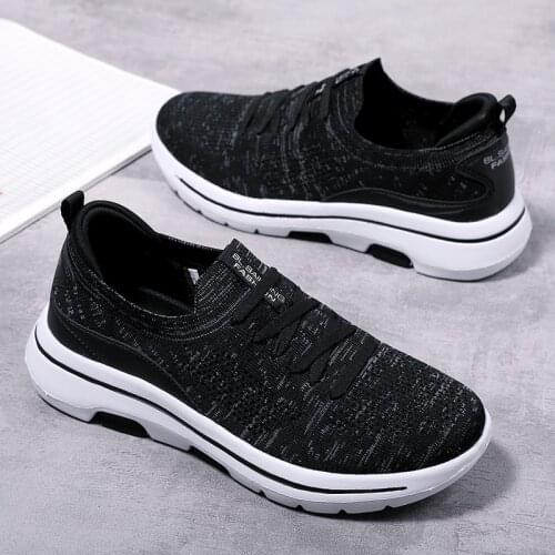 Womens shoes sneakers summer outdoor running leisure sports comfortable breathable mesh fly woven non-slip vulcanized shoes