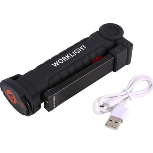 Mini Multifunction Pen COB LED Work Light Inspection Repair Torch Flashlight with Magnetic Base Clip for Biking Workshop