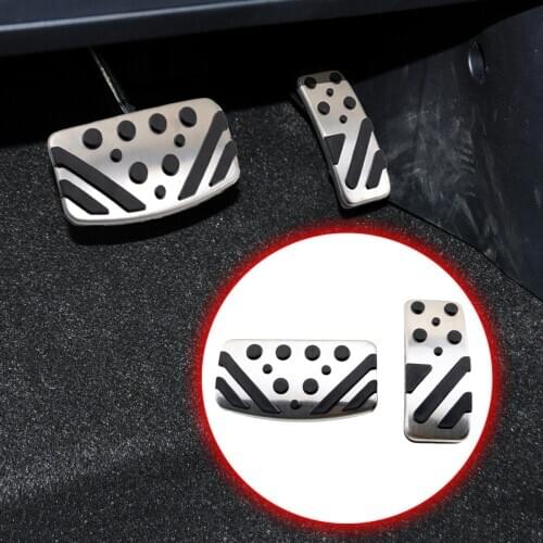 AT Pad Fit For Mitsubishi Outlander Sport Lancer 2008-2017 Parts Gas Fuel Accelerator Oil Brake Pedal Cover Anti-skid Accessory