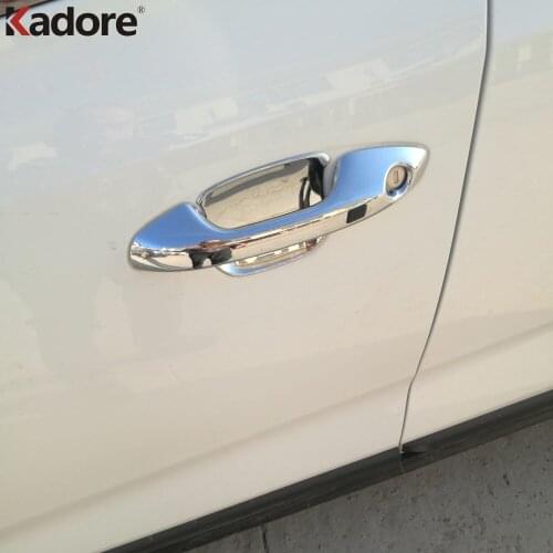 For Kia Rio 4 X-line 2018 2019 Car Styling ABS Plastic Door Handle Bowl Door handle Protective Cover Trim Accessories