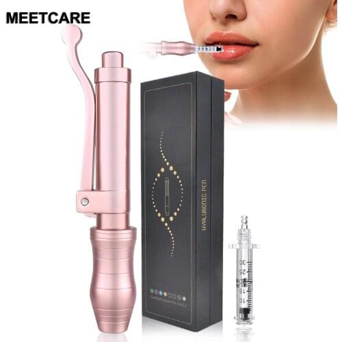 Rose Hyaluronic Pen Mesotherapy Gun No Needle Injection Hyaluronic Serum Pen For Anti-wrinkle Skin Rejuvenation Lip Lifting New
