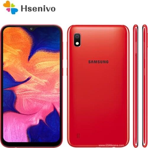 Samsung Galaxy A10 A105F Refurbished-Original Unlocked A105FN A105G A105M Android Wi-Fi GPS 13.0MP LCD 6.2'' 2GB RAM 32G Rom