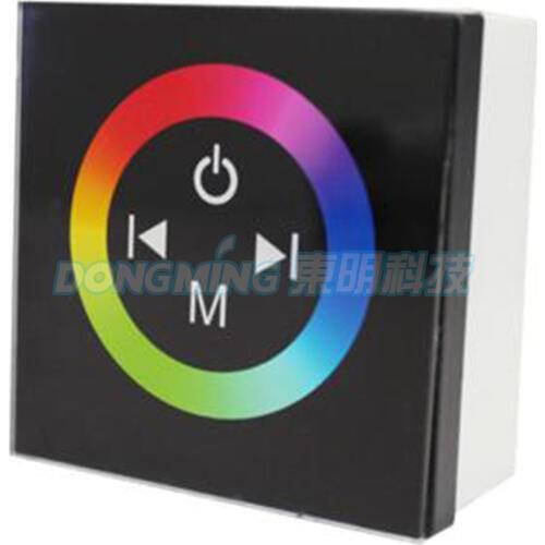 DC12 24V 144 W TFT LCD panel touch controller, led rgb remote controller, full-touch led controller for led strip 3528 5050 5630