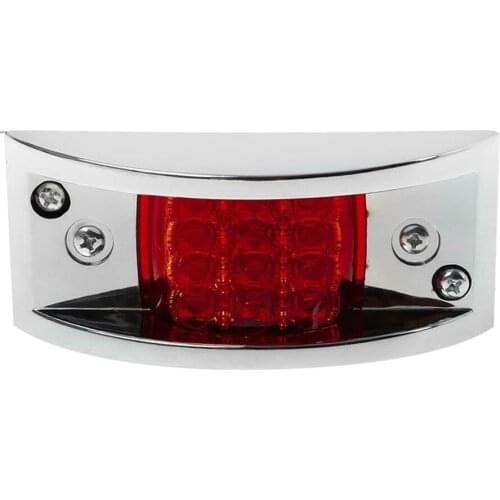 LED Side Marker Fender Light Waterproof Surface Mount Sealed Light Lens