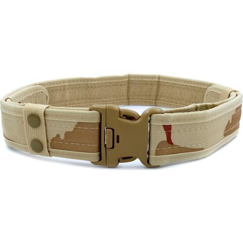 Outdoor Security Tactical Belt Durable Waistband Combat Gear Adjustable Heavy Duty Police Military Equipment Accessories