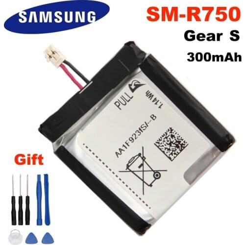 Samsung High Quality Gear S R750 300mAh Battery For Samsung Gear S SM-R750 R750 Smart Watch Battery + Tools