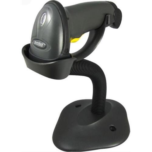 ZEBRA LS2208 WIRED HANDHELD GENERAL PURPOSE 1D BARCODE SCANNER WITH USB CABLE AND STAND