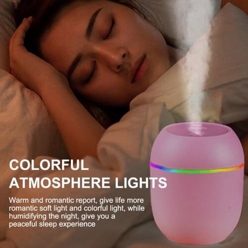 1pcs Usb Portable Air Humidifier Essential Oil Diffuser With LED Night Lamp For Home Car Fogger Mist Maker Face Steamer
