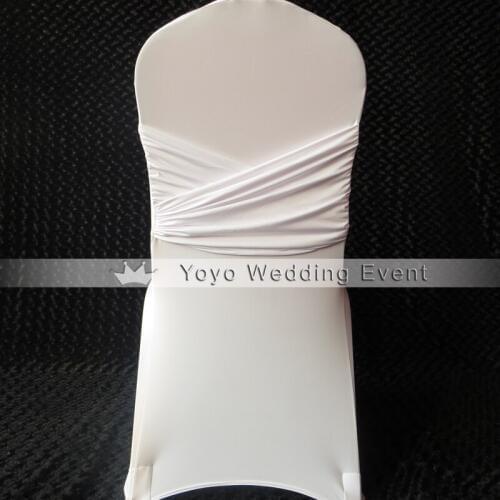 100 PCS Free Shipping Cross Back Spandex Chair Cover Lycra Chair Cover