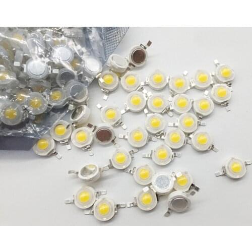 1000Pcs/Lot Real Watt 1W 3W SMD Integrated COB LED Lamp Chip For DIY High Power Floodlight LED Spotlight Bulb Ceiling Downlight