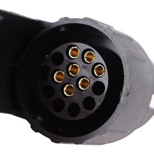 12V Plastic Trailer Adapter Connector 7 Pin To 13 Pin Caravan Electrical Converter Adaptor Towbar Towing Socket