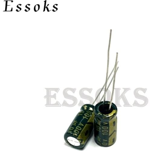 20pcs Electrolytic Capacitor 100V10UF 100V 10UF 6X12 mm High Frequency Low ESR Aluminum Capacitors
