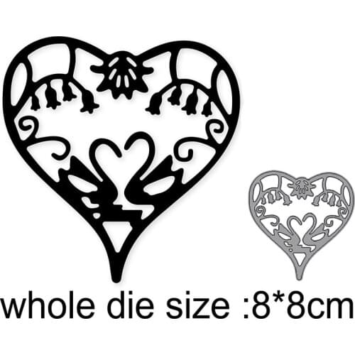 2021 New Metal Cutting Dies Cut Mold Flower Heart Frame Decoration Scrapbook Paper Craft Knife Mould Blade Punch Stencils dies