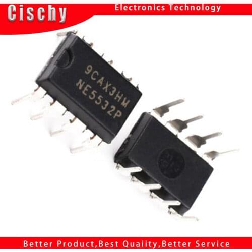 10PCS NE5532P DIP8 NE5532 DIP 5532P DIP-8 new and original IC