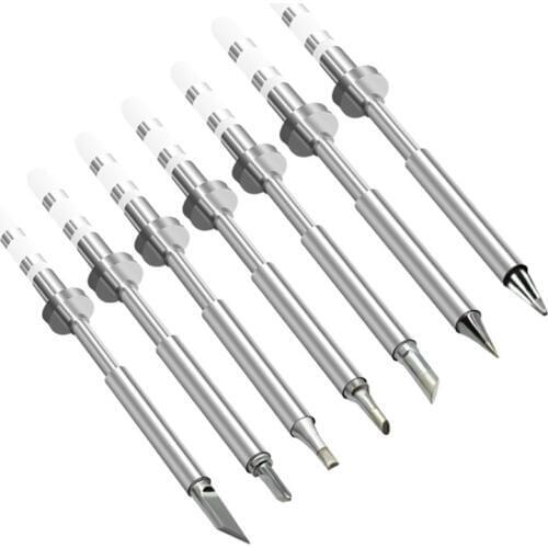 BC2 K KU I B2 C4 D24 C1 BC02 Soldering Iron Tips Head for D60AB SQ-001 Replacement Solder Tip Soldering Iron Welding Tools Kit