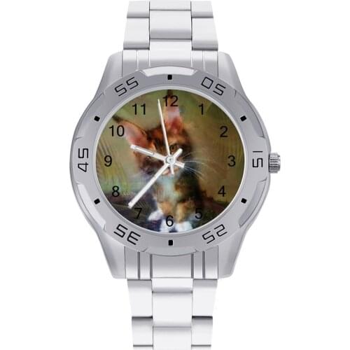 Maine Coon Quartz Watch Steel Design Wrist Watch Boy Sport Simple Hit Sales Wristwatch