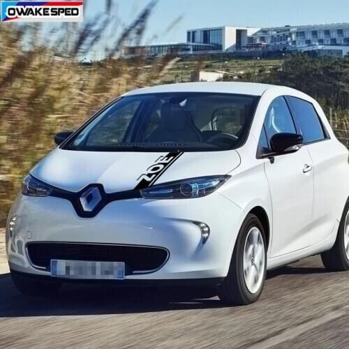 For Renault-ZOE Electricity Star Wars Graphic Car Hood Bonnet Sticker Racing Sport Stripes Auto Engone Cover Vinyl Decals