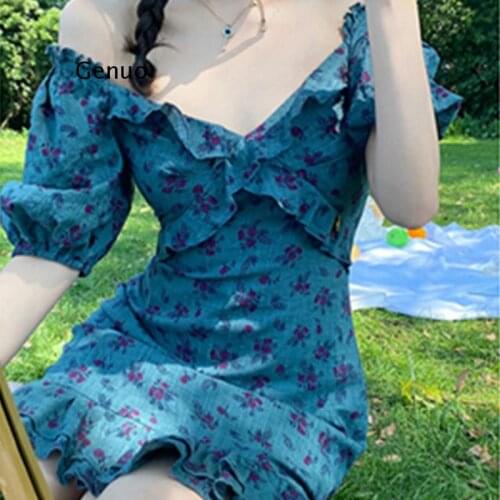 Dress_Women_Summer_Sweet_Puff_Sleeve_Mini_Dress_Sexy_Chiffon_Korean_Japan_Style_Kawai