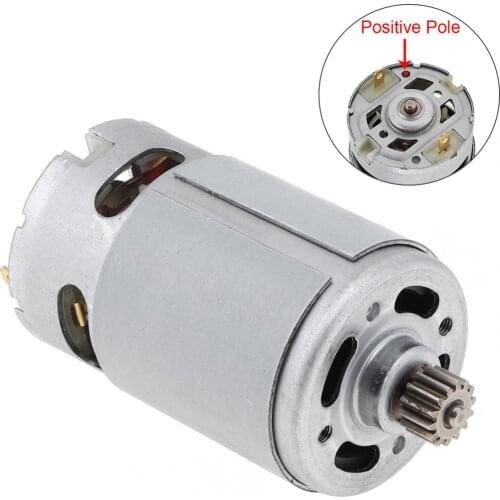 GRS550VC DC Motor 14T Tooth10.8V 12V 16.8V 18V 21V 25V 21500-29000RPM Lithium Drill Motor for Rechargeable Electric Saw
