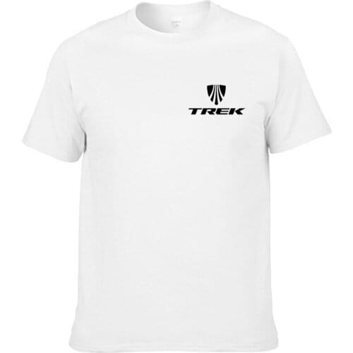 TREK Mountain Bike Print T-shirt Summer 2021 Mens 100% Cotton T-shirt Hip Hop Streetwear Harajuku Top T-shirt Oversized T-shirt