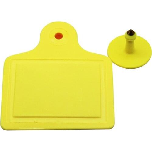 GEENFC uhf rfid ear tag 70* 80 mm 5 meter read distance - Pack of 100 Pcs