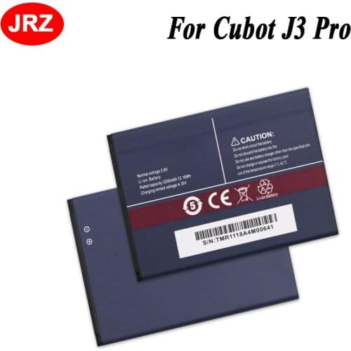 JRZ LOT=10PCS For Cubot J3 Pro/J5 Phone Battery 3200mAh Hight Capacity 3.8V Top Quality Replacement Batteries