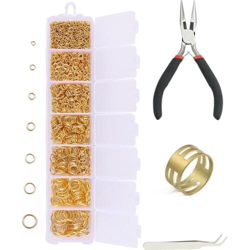 New Metal Single Loops Open Jump Ring & Split Ring Connectors Jewelry Tools for DIY Jewelry Making Findings Supplies Materials