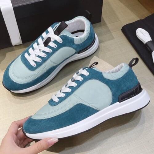 Lace-Up Round Head Thick Bottom Increased White Shoes Sports Casual Fashion Running Shoes Womens Breathable Wild INS Tide