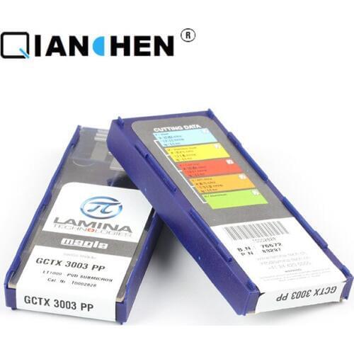Genuine original high quality high-performance LAMINA GCTX 3003 PP LT1000 (10pcs/lot) tungsten Carbide Cutting tools inserts