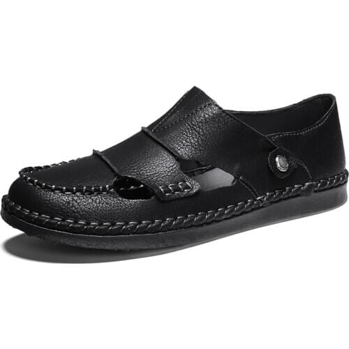 Para big beach slip sandalia hombre casual men roman em large male sandles sandalias dress slippers praia italian leather de in