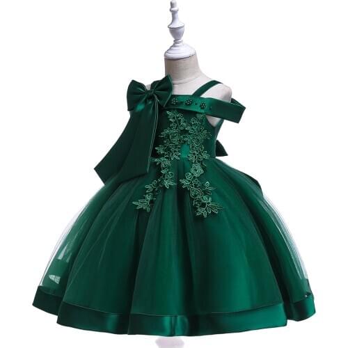 Elegant Girls Dresses for Baby Girl Flower Winter Party Christmas Halloween Kids Dresses Clothes