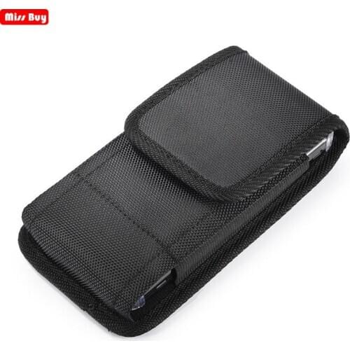 Casual Phone Bag Pouch For iPhone for Samsung for huawei for xiaomi redmi for OPPO Case Belt Clip Holster Oxford cloth Cover Box