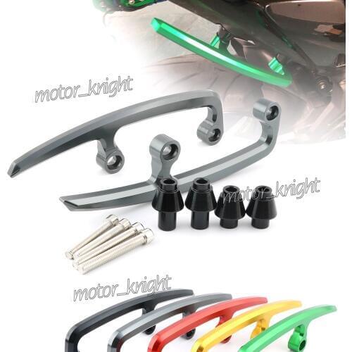 Motorcycle CNC Rear Passenger Pillion Seat Grab Handle Bar Hand Rail For KAWASAKI Z650 Z 650 2017 2018 2019 17 18 19