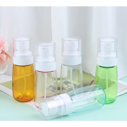 1 Pcs Mini Plastic Fine Spray Refillable Bottle Transparent Small Empty Spray for Make Up Travel Essential Empty Spray Bottle